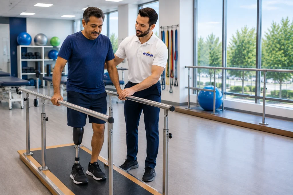 Physical therapy for amputee rehabilitation and recovery