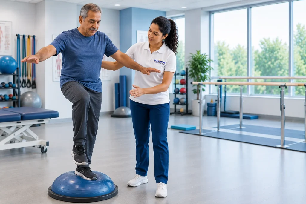 Physical therapy for balance disorder treatment in Evergreen Park, IL, Munster, IN and South Chicago