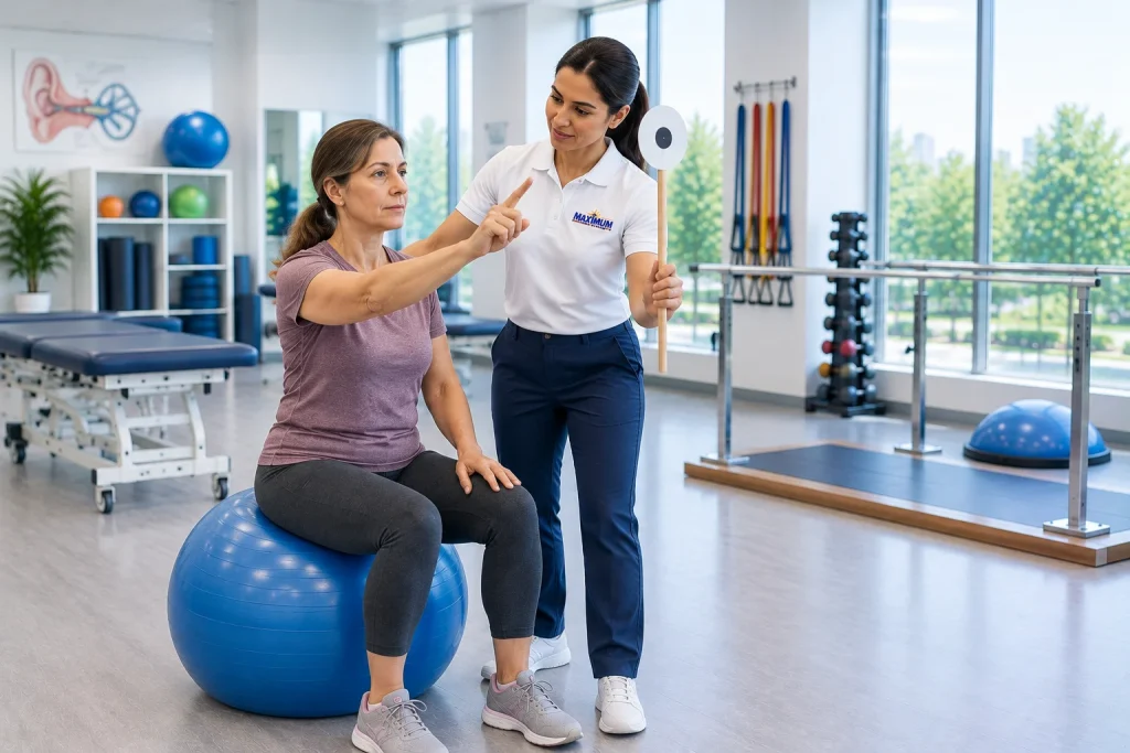 Physical therapy for dizziness treatment and balance rehabilitation in Evergreen Park, IL, Munster, IN and South Chicago
