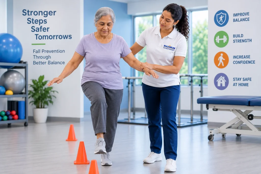 Physical therapy for fall prevention and balance training in Evergreen Park, IL, Munster, IN and South Chicago