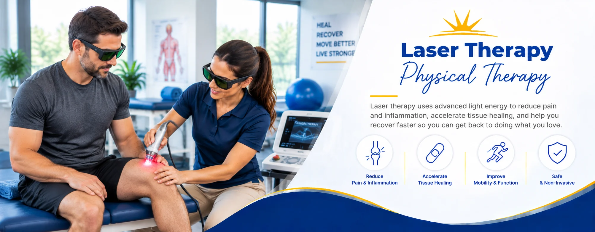 Alt text: Laser therapy treatment in Evergreen Park, IL, Munster, IN and South Chicago