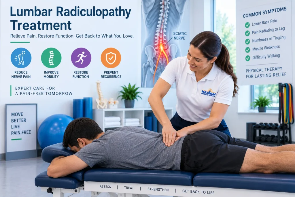 Lumbar radiculopathy treatment in Evergreen Park, IL, Munster, IN and South Chicago