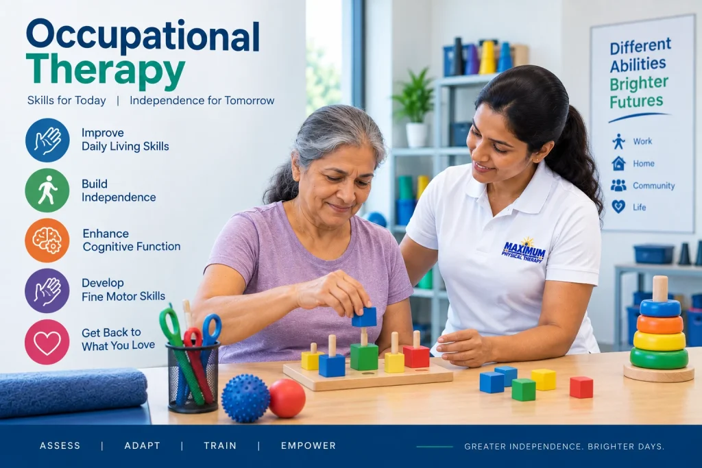 Occupational therapy in Evergreen Park, IL, Munster, IN and South Chicago
