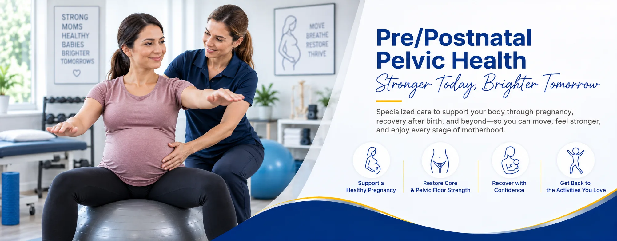 Postpartum pelvic floor therapy in Evergreen Park, IL, Munster, IN and South Chicago