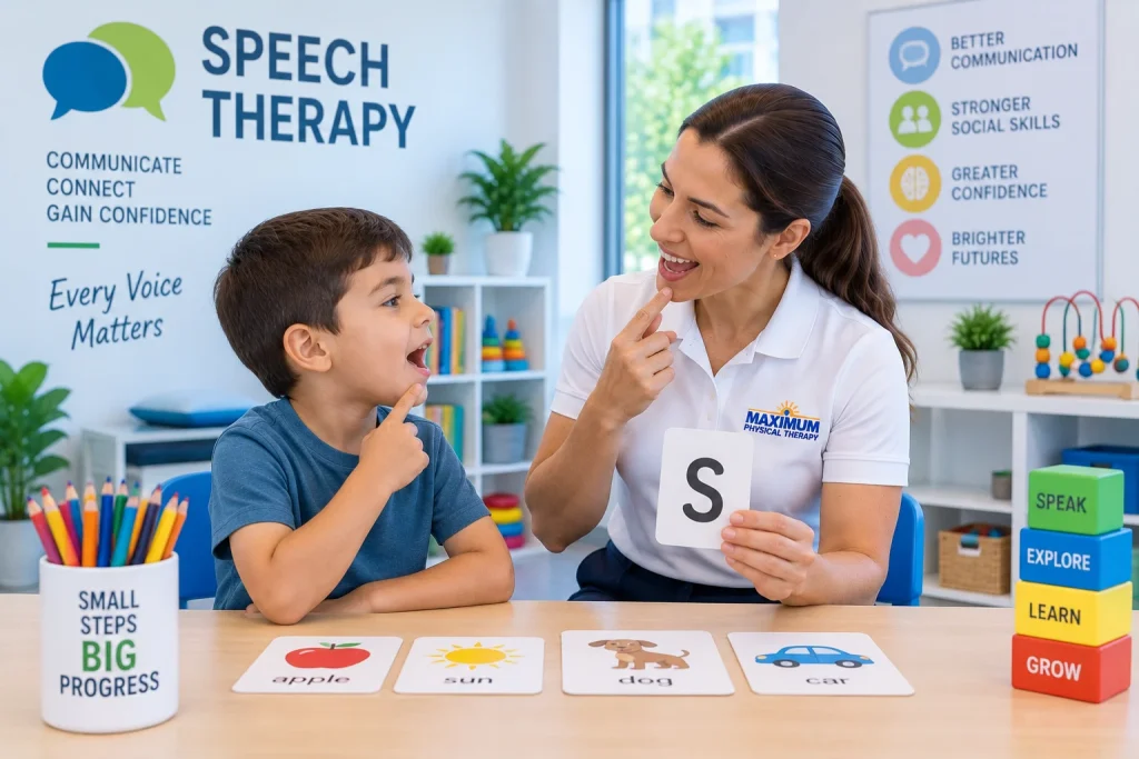 Speech therapy in Evergreen Park, IL, Munster, IN and South Chicago