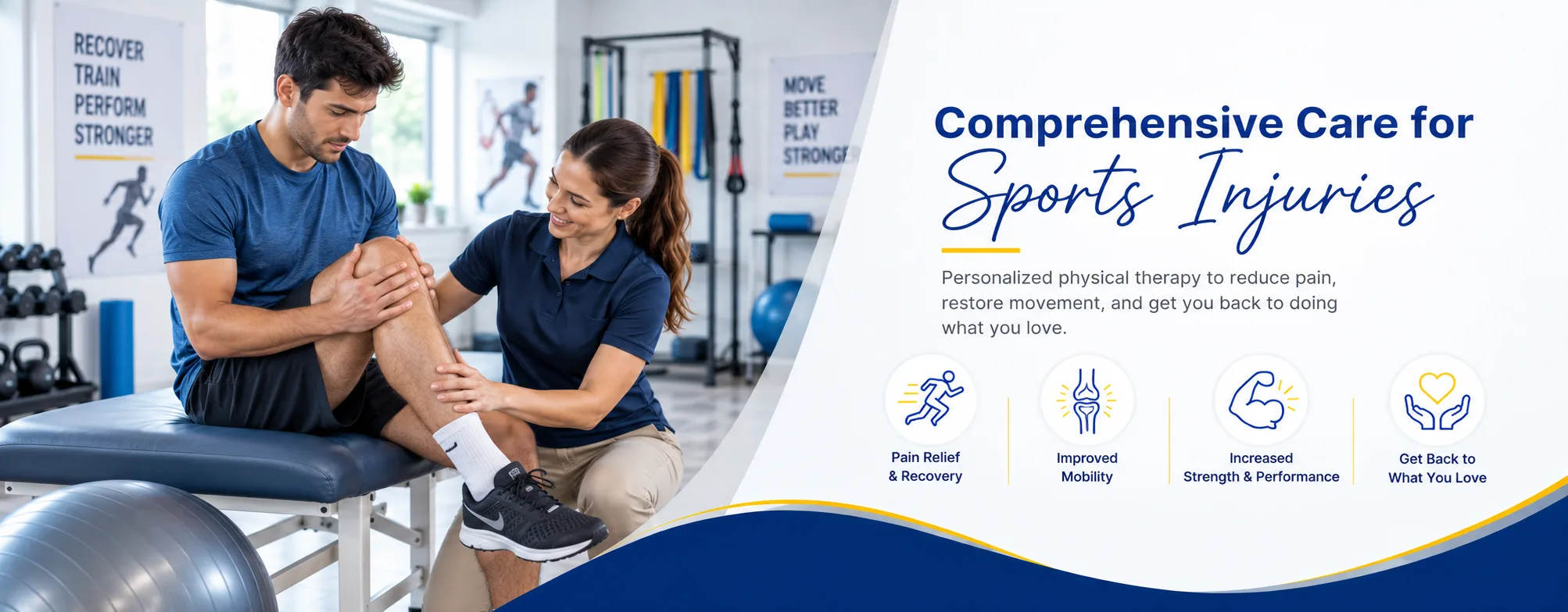 Sports injury physical therapy in Evergreen Park, IL, Munster, IN and South Chicago