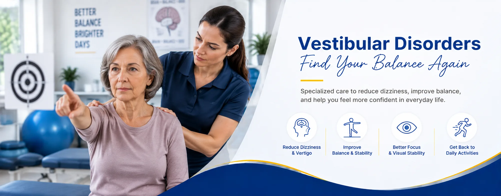 Vestibular physical therapy in Evergreen Park, IL, Munster, IN and South Chicago