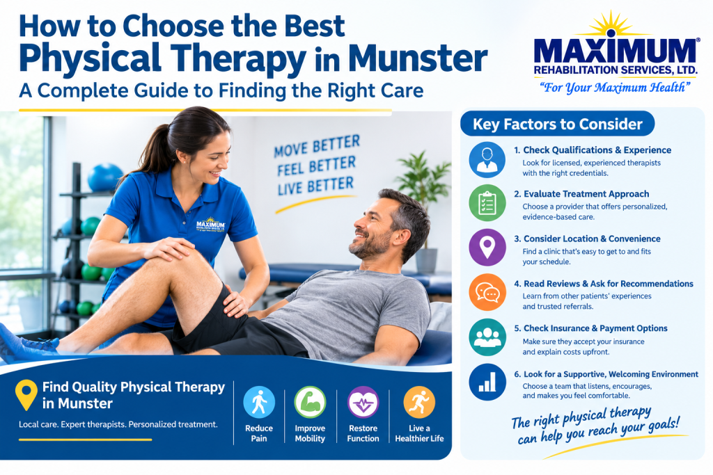 Best Physical Therapy in Munster | Maximum Rehabilitation Services
