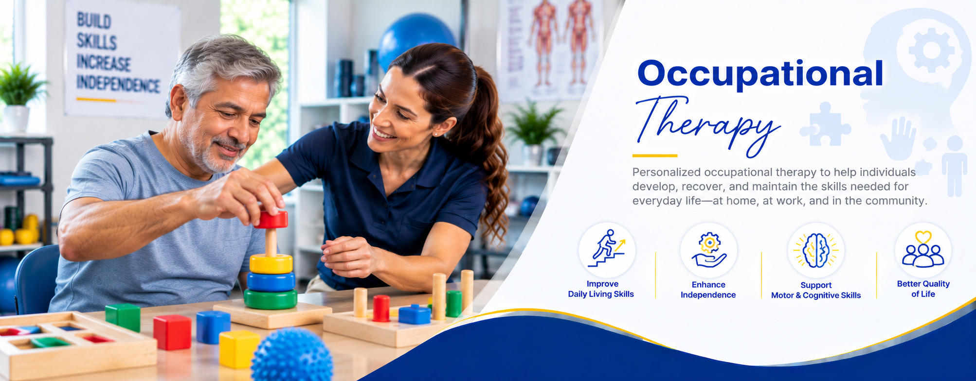Occupational therapy services in Evergreen Park, IL, Munster, IN and South Chicago