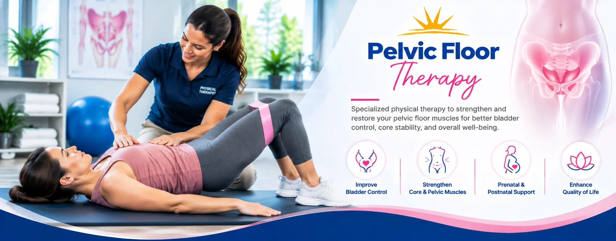 Pelvic floor physical therapy in Evergreen Park, IL, Munster, IN and South Chicago