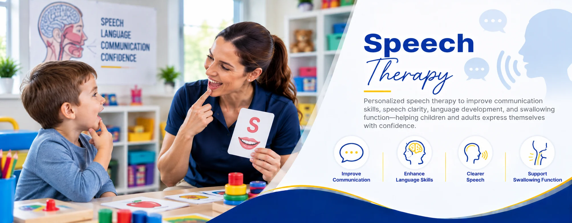 Speech therapist services in Evergreen Park, IL, Munster, IN and South Chicago